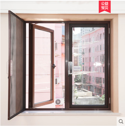 夏季隱形紗窗袋平開304金剛防護(hù)紗網(wǎng)